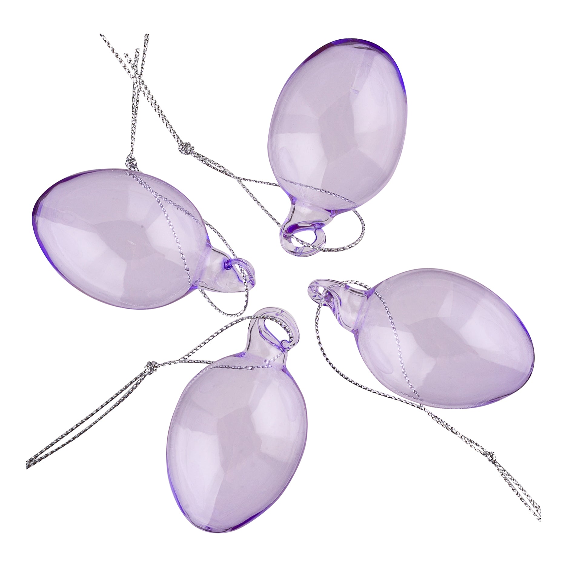 Glas påskeæg, 4 stk.